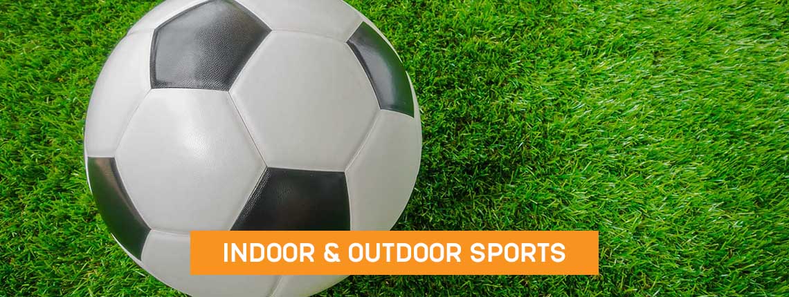Play football at Coxhoe leisure centre, indoor and outdoor pitches
