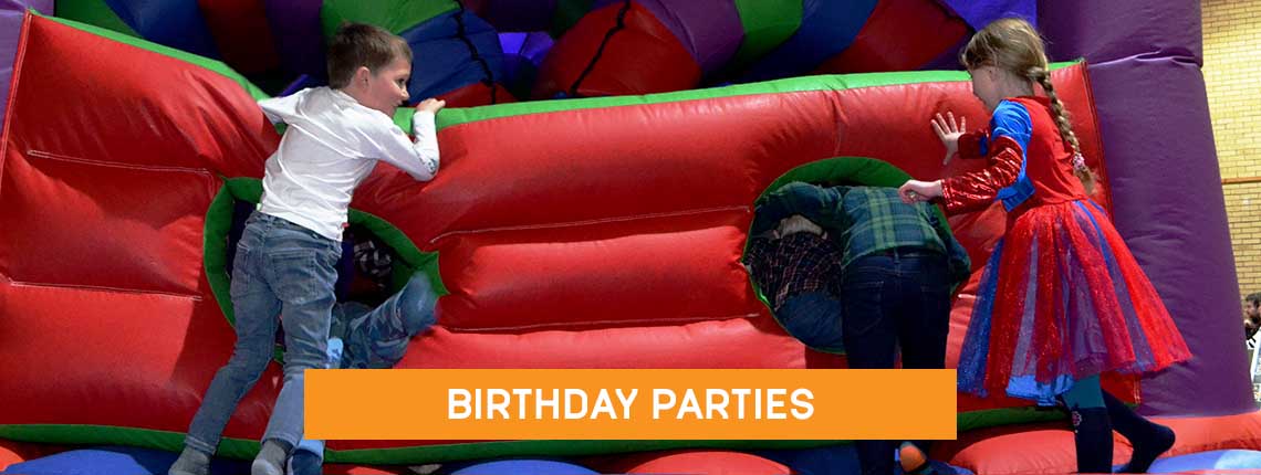 Childrens birthday parties with a giant inflatable in Coxhoe